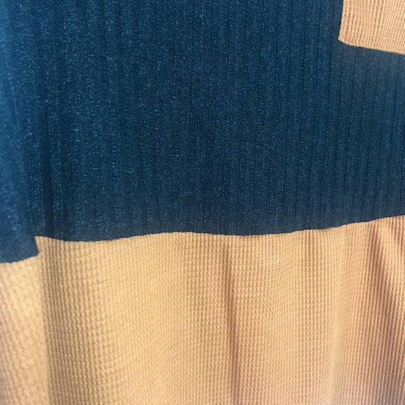 Tickled Teal Colour Block Long Sleeve Large - Picture 4 of 12